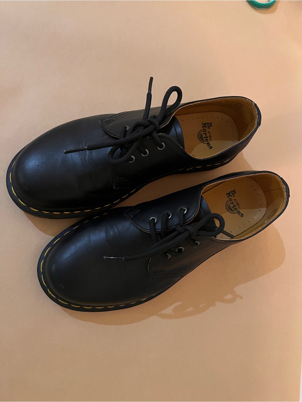 Dr. Martens Women's 1461 Black Leather Lace-Up Shoes